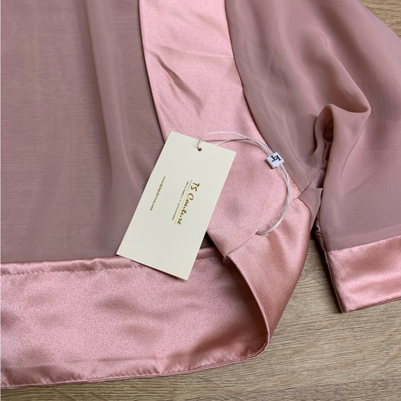 NWT Sheer & Satin Bolero Shrug - Picture 3 of 8